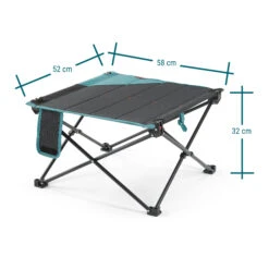 Quechua LOW FOLDING CAMPING TABLE MH100 Grey -Quechua k063638ad46601d01e0c28c38b88a9cff
