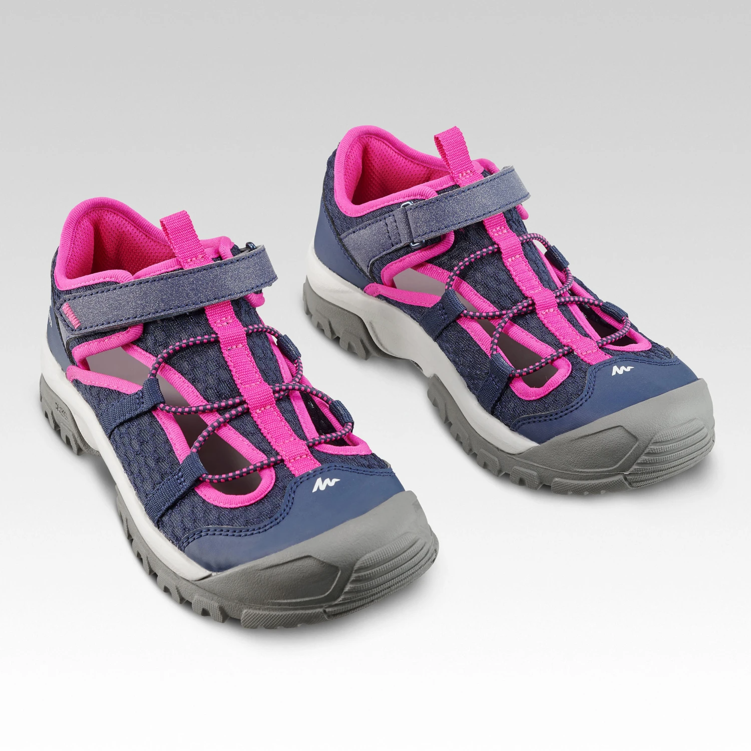 Quechua Kids' Walking Sandals - Blue/Pink 4 Quechua Kids' Walking Sandals - Blue/Pink - Image 4