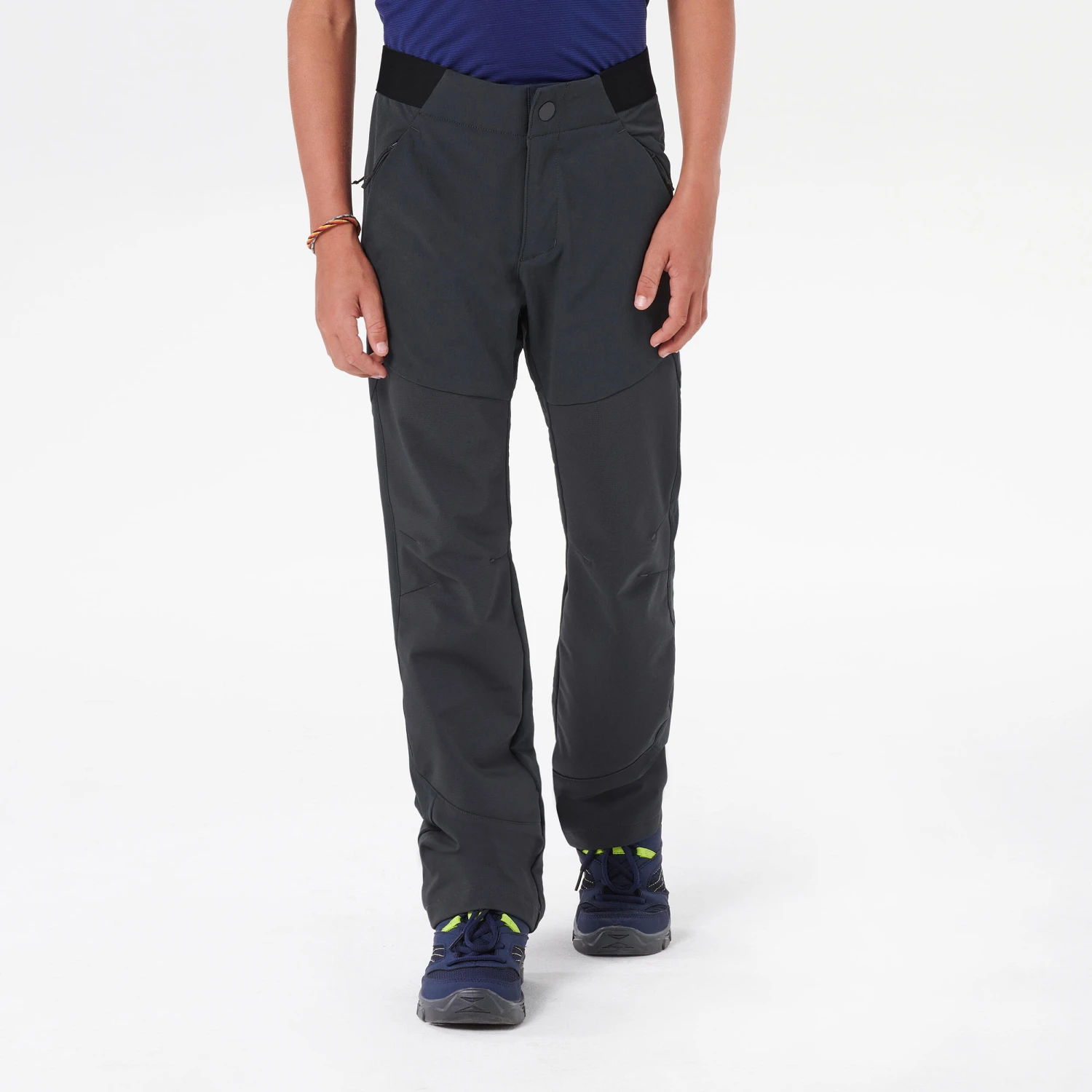 Quechua Kids' Hiking Softshell Trousers MH550 7-15 Years 3 Quechua Kids' Hiking Softshell Trousers MH550 7-15 Years - Image 3