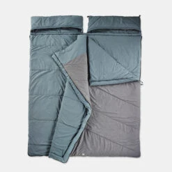 Quechua CAMPING SLEEPING BAG - ARPENAZ 0° COTTON DOUBLE -Quechua k1b90e7e14b1debc501c7249be82a5257