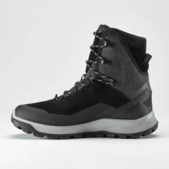 Quechua Men’s Warm And Waterproof Leather Hiking Boots - SH500 U -Quechua k27c6bd94cc47acc6556130743f4757ad