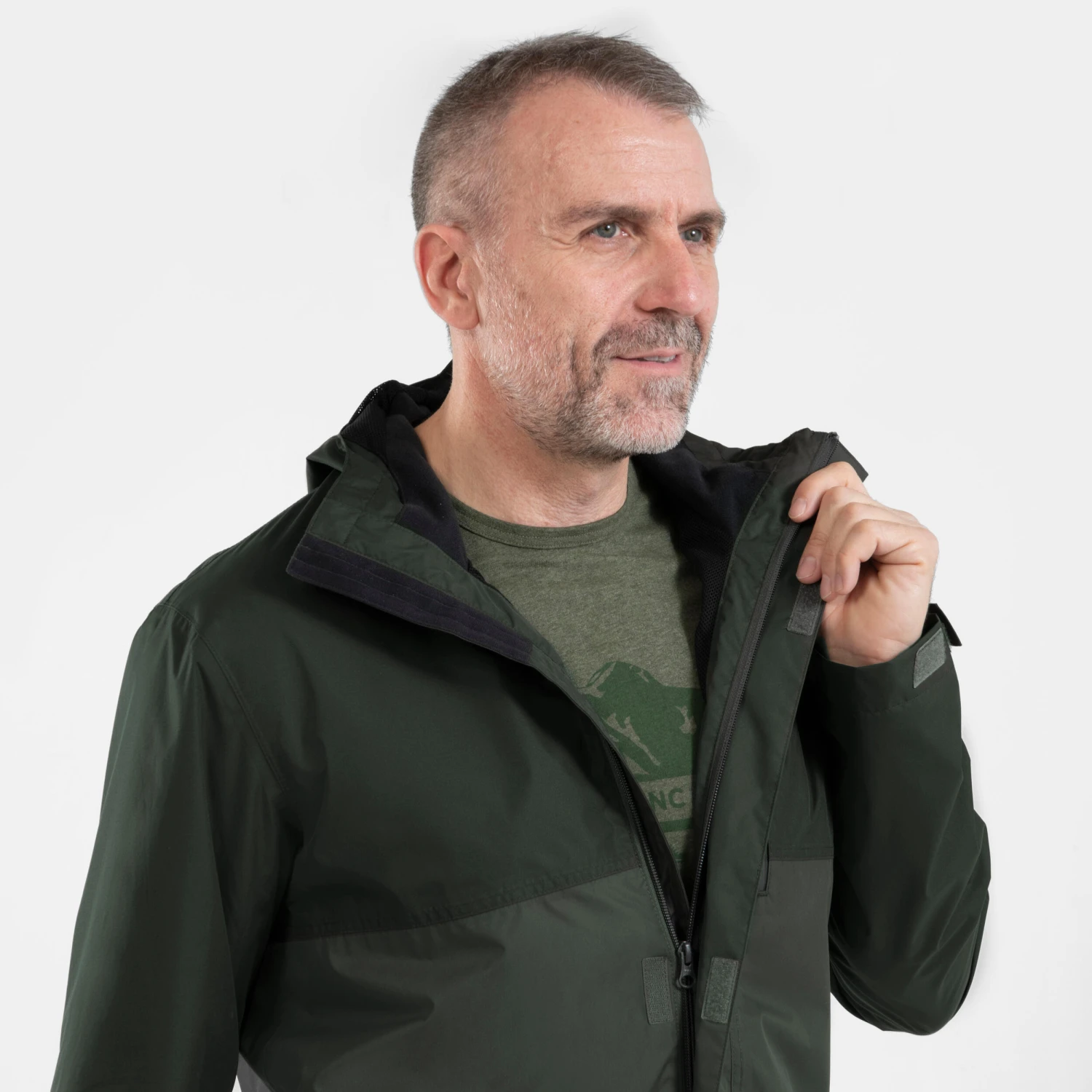 Quechua Men’s Waterproof Hiking Jacket NH500 Imper 20 Quechua Men’s Waterproof Hiking Jacket NH500 Imper - Image 20