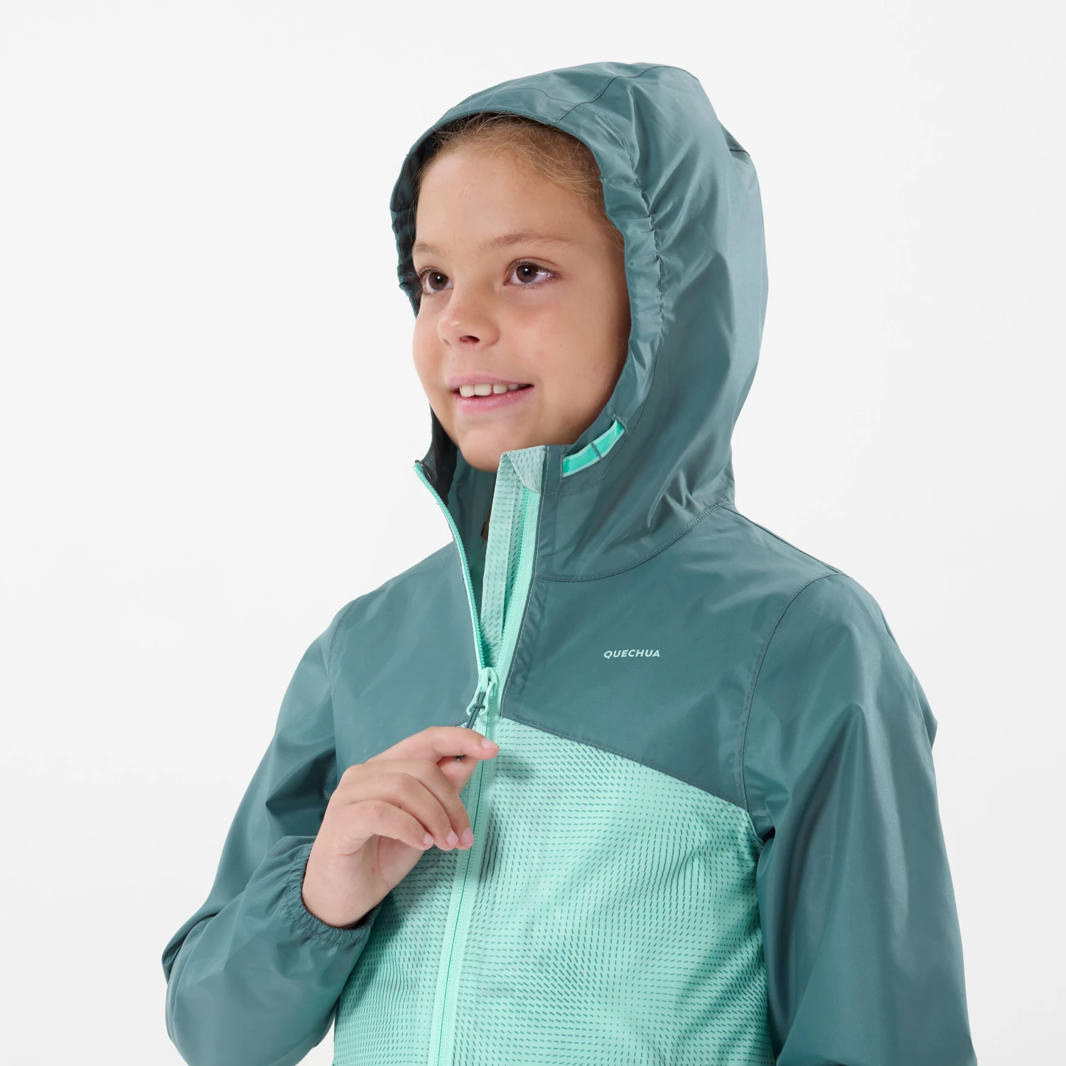 Quechua Kids' Hiking Waterproof Jacket MH150 7-15 Years 15 Quechua Kids' Hiking Waterproof Jacket MH150 7-15 Years - Image 15