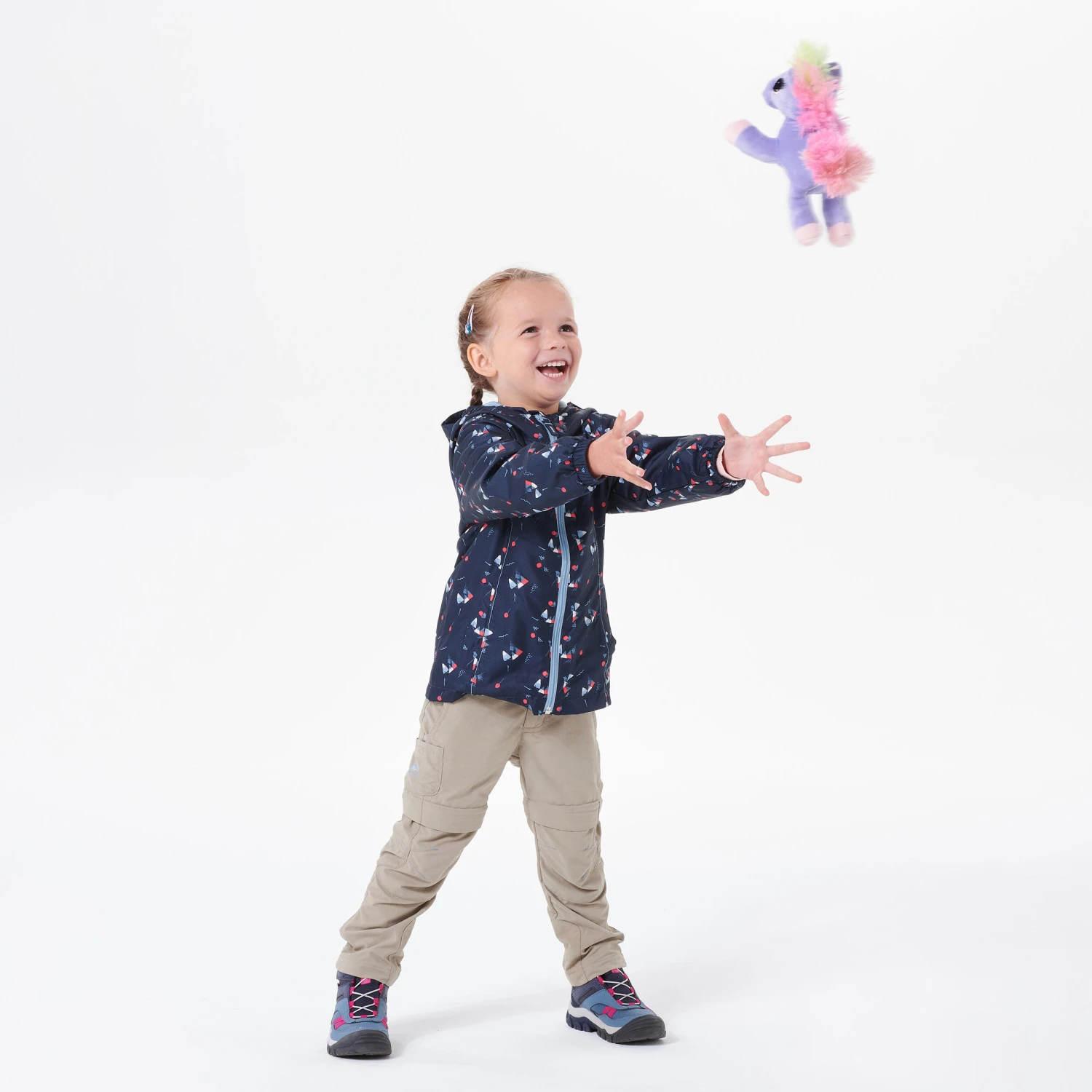 Quechua Kids' Hiking Waterproof Jacket MH500 2 17 Quechua Kids' Hiking Waterproof Jacket MH500 2 - Image 17