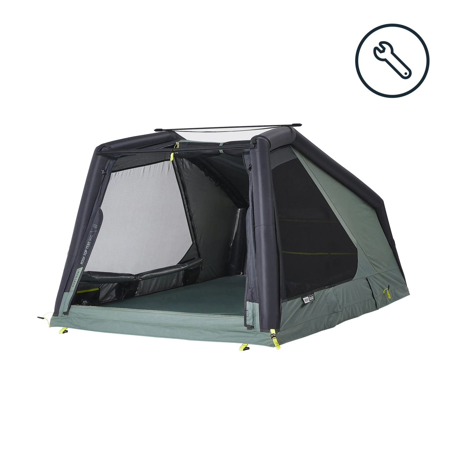Quechua BEDROOM FOR ROOFTOP TENT MH900 FRESH & BLACK 2P 1 Quechua BEDROOM FOR ROOFTOP TENT MH900 FRESH & BLACK 2P