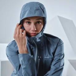 Quechua Women’s Ultra-light Waterproof Fast Hiking Jacket - FH500 Rain -Quechua k5f6eb0cb8789b0ccbb70bac66d72c192