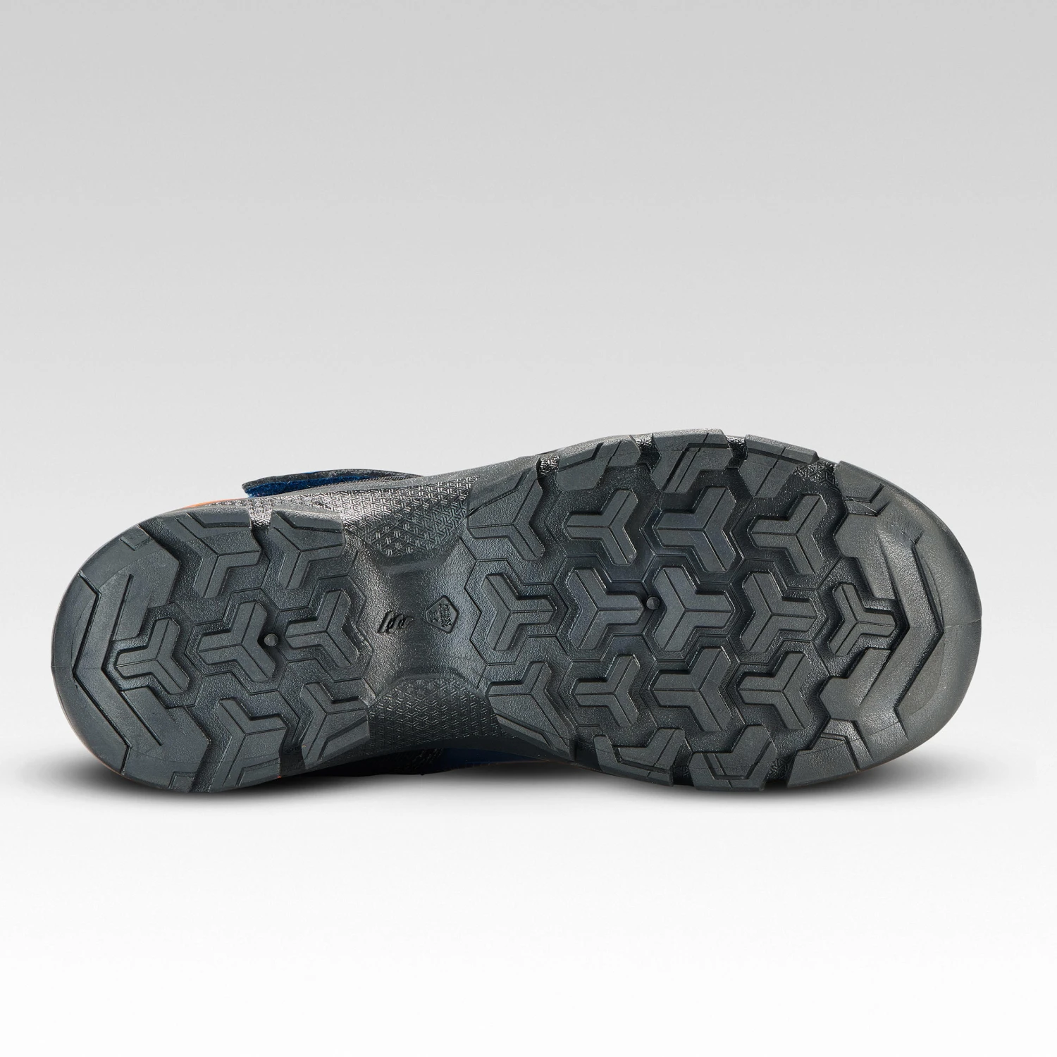 Quechua Kids' Waterproof Walking Shoes - MH120 MID Blue - Size Jr. 10 2 Quechua Kids' Waterproof Walking Shoes - MH120 MID Blue - Size Jr. 10 - Image 2