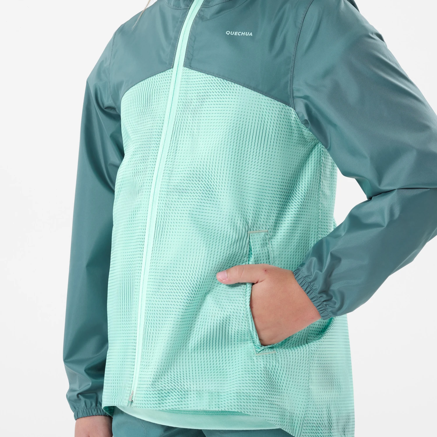 Quechua Kids' Hiking Waterproof Jacket MH150 7-15 Years 18 Quechua Kids' Hiking Waterproof Jacket MH150 7-15 Years - Image 18