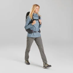 Quechua Women’s Waterproof Mountain Walking Jacket MH100 -Quechua k75653850969e9994dbbefb3c8acdc67c