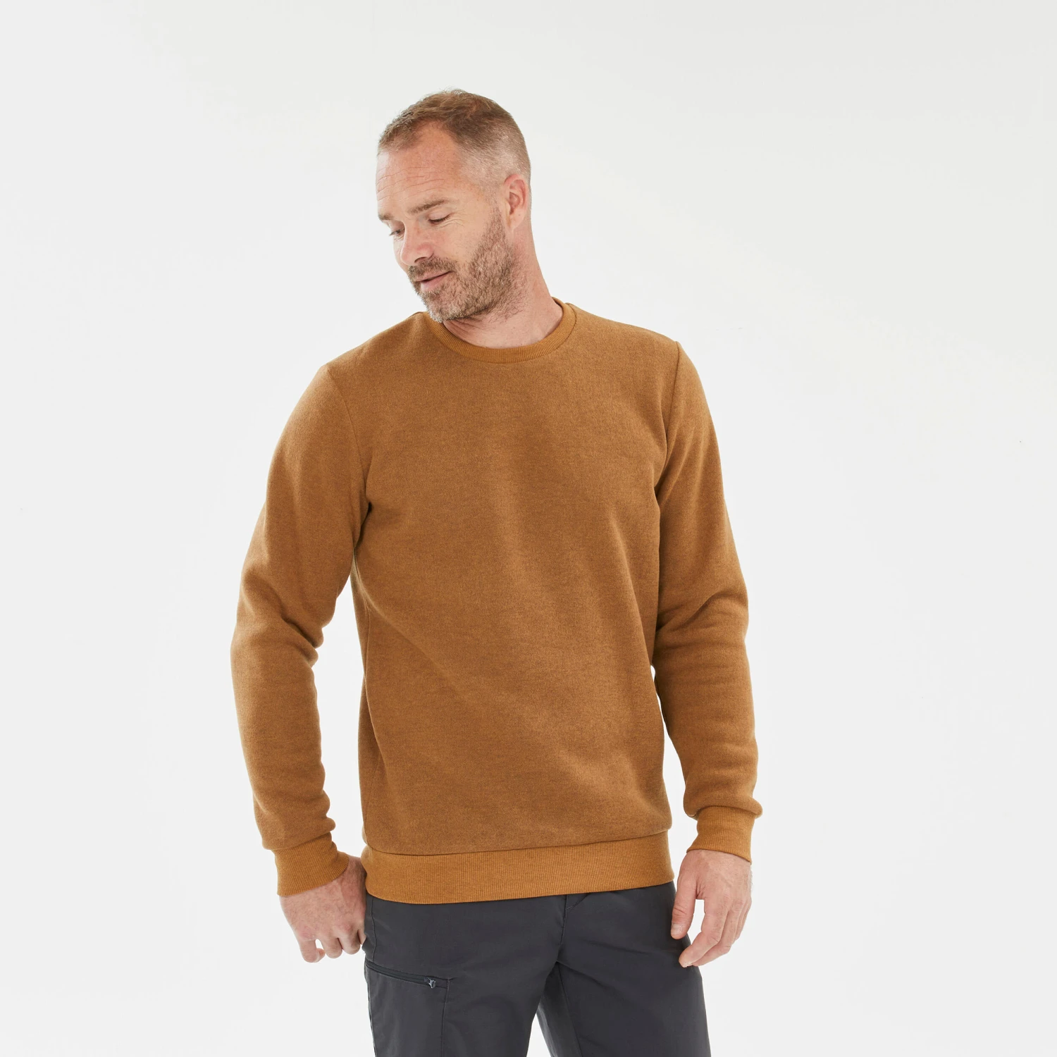 Quechua Men’s Crew Neck Hiking Sweater 8 Quechua Men’s Crew Neck Hiking Sweater - Image 8