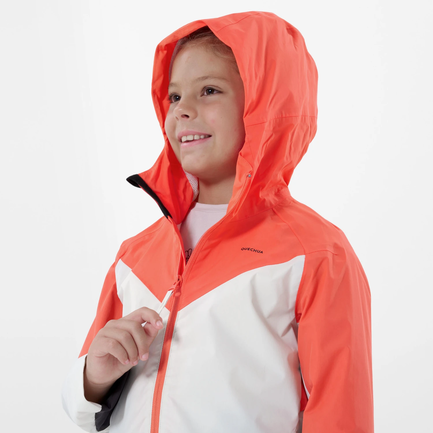 Quechua Kids’ Hiking Waterproof Jacket MH500 7-15 Years 14 Quechua Kids’ Hiking Waterproof Jacket MH500 7-15 Years - Image 14