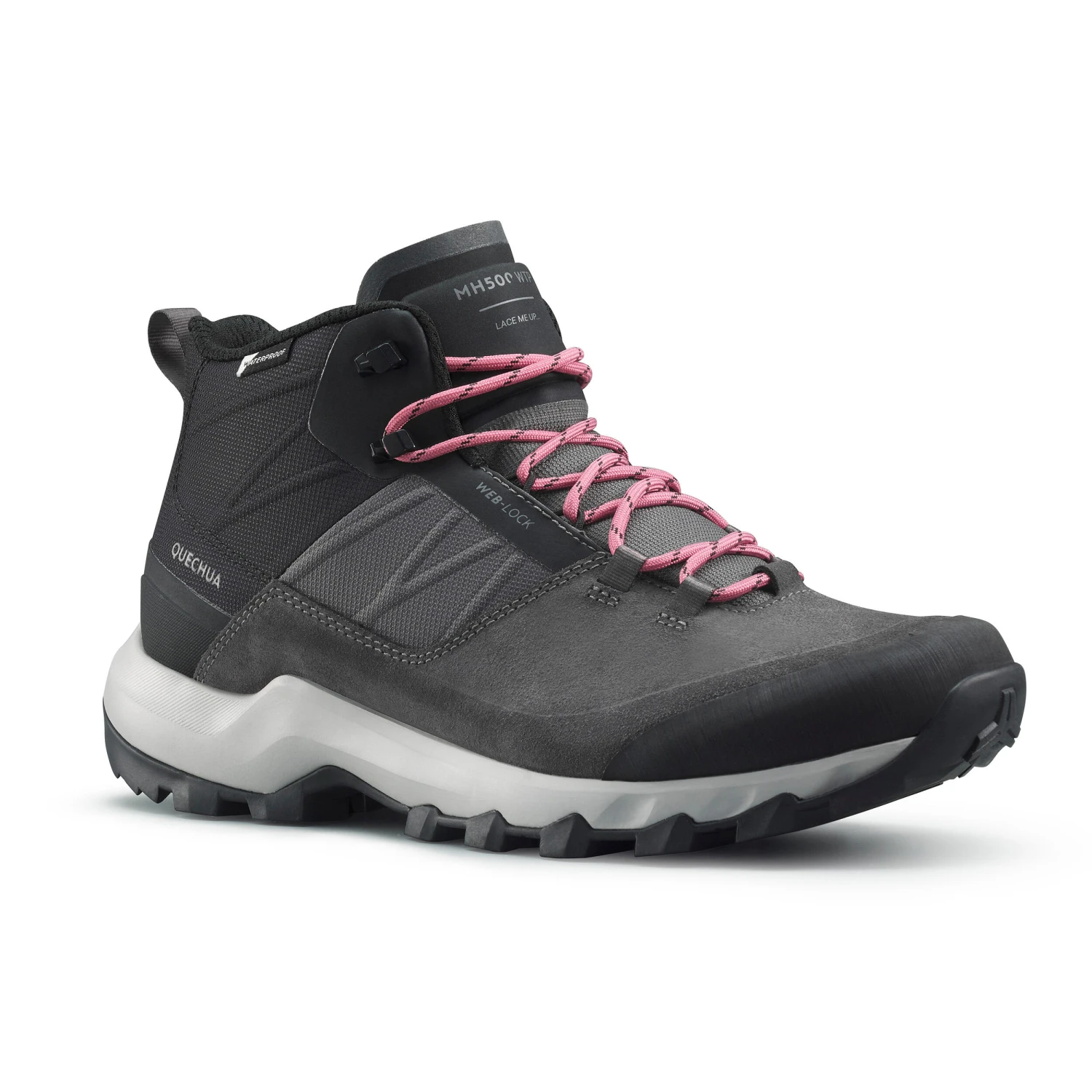 Quechua Women’s Waterproof Mountain Walking Boots - MH500 Mid 14 Quechua Women’s Waterproof Mountain Walking Boots - MH500 Mid - Image 14