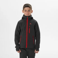 Quechua Kids’ Softshell Hiking Jacket - MH550 Black 23 Quechua Kids’ Softshell Hiking Jacket - MH550 Black -Quechua kaa018c7987c66272801e9068990daee4