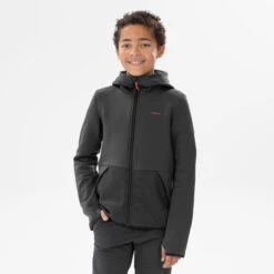 Quechua KIDS’ HIKING FLEECE JACKET - MH500 AGED 7-15 -Quechua kaa2cbcf6eabe1c9860109af967850b3e
