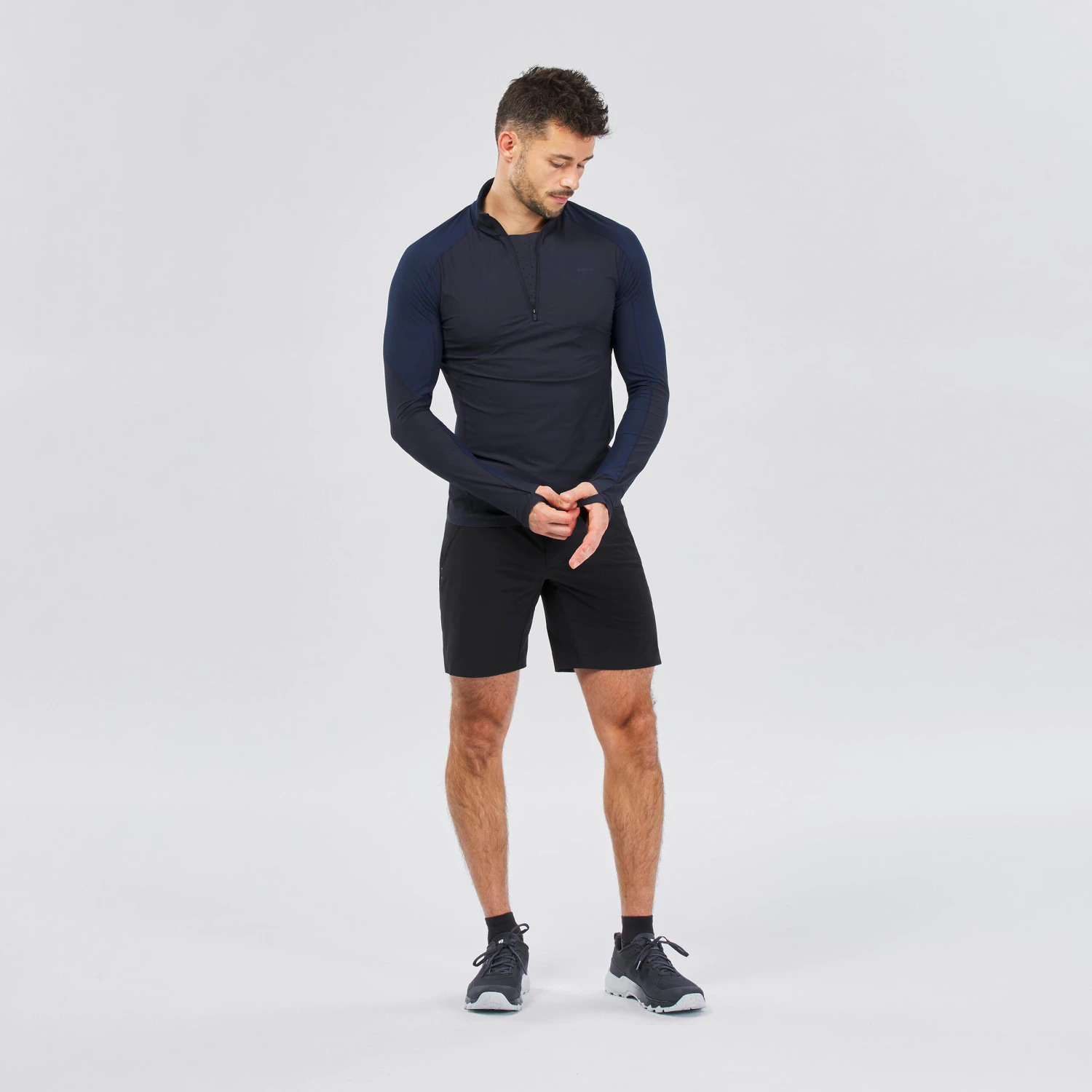 Quechua Men's Anti-UV Long-sleeved Hiking T-Shirt 2 Quechua Men's Anti-UV Long-sleeved Hiking T-Shirt - Image 2