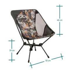 Quechua LOW FOLDING CAMPING CHAIR MH500 CAMO -Quechua kb209ee3ac34bd4c0eca2866fc637ef8b