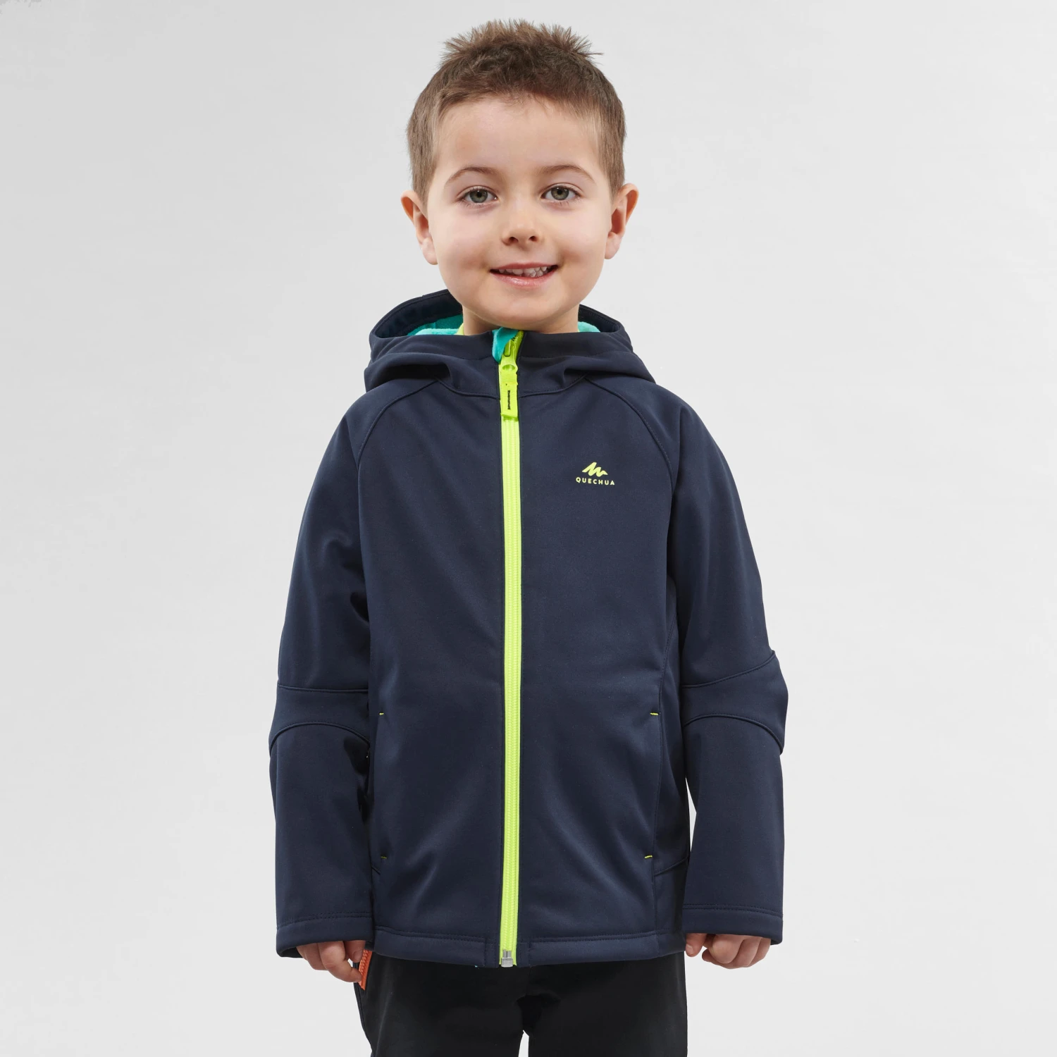 Quechua Children's Softshell Walking Jacket - 2-6 Years 3 Quechua Children's Softshell Walking Jacket - 2-6 Years - Image 3