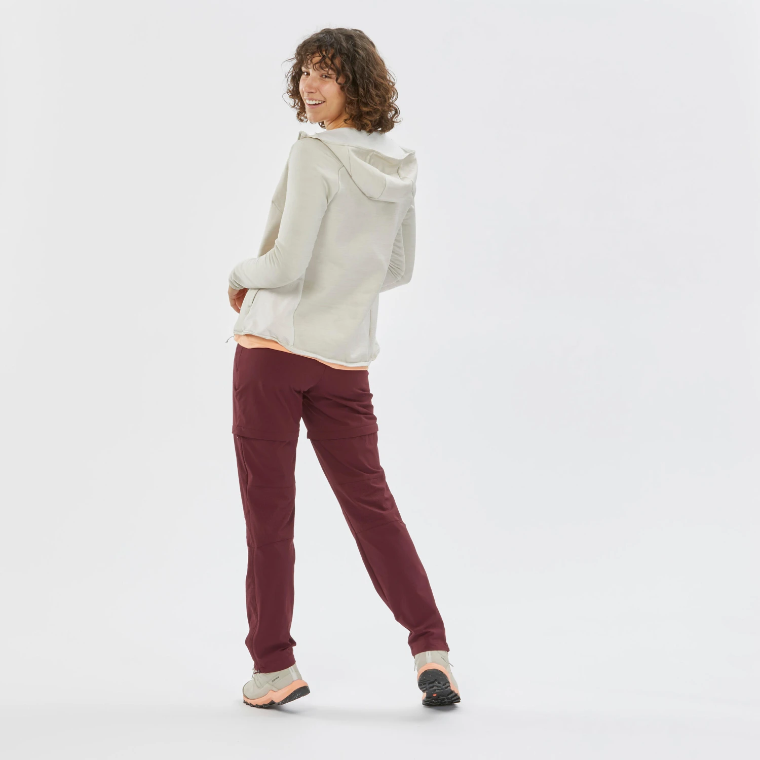 Quechua Women's Convertible Mountain Hiking Trousers 4 Quechua Women's Convertible Mountain Hiking Trousers - Image 4