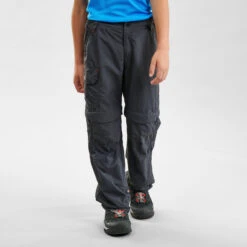 Quechua Kids’ Modular Hiking Trousers MH500 Aged 7 -Quechua kcdd5dd99df1222f23b2f1750e2bf7590