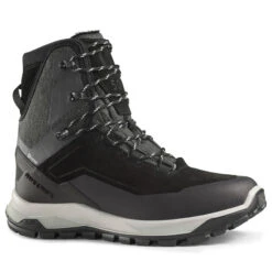 Quechua Men’s Warm And Waterproof Leather Hiking Boots - SH500 U