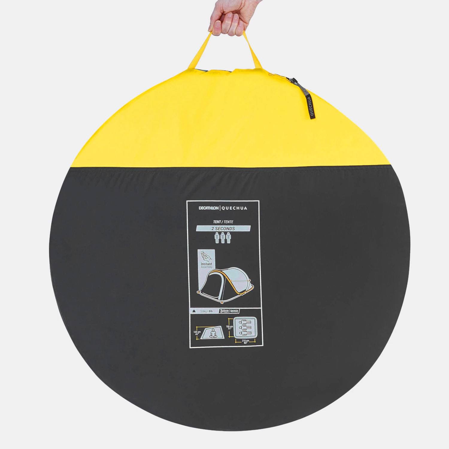 Quechua 3 Man Pop-Up Tent 3 Quechua 3 Man Pop-Up Tent - Image 3