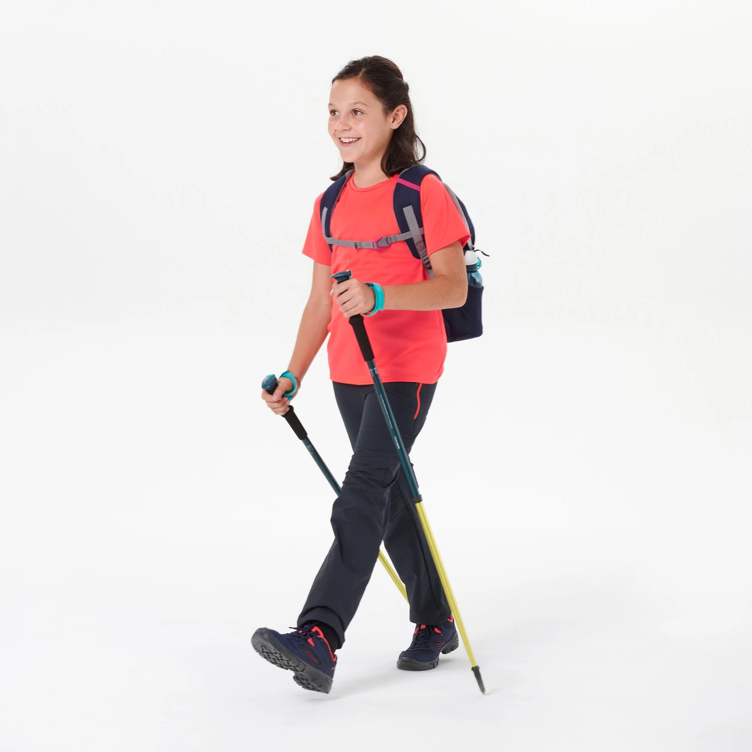 Quechua Kids’ Hiking Softshell Trousers MH550 7-15 Years 2 Quechua Kids’ Hiking Softshell Trousers MH550 7-15 Years - Image 2