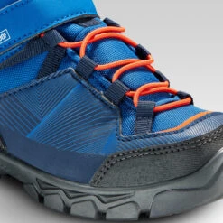 Quechua Kids' Waterproof Walking Shoes - MH120 MID Blue - Size Jr. 10 17 Quechua Kids' Waterproof Walking Shoes - MH120 MID Blue - Size Jr. 10 -Quechua kec4804ad72b0d6ebdd04299387f9ef9c