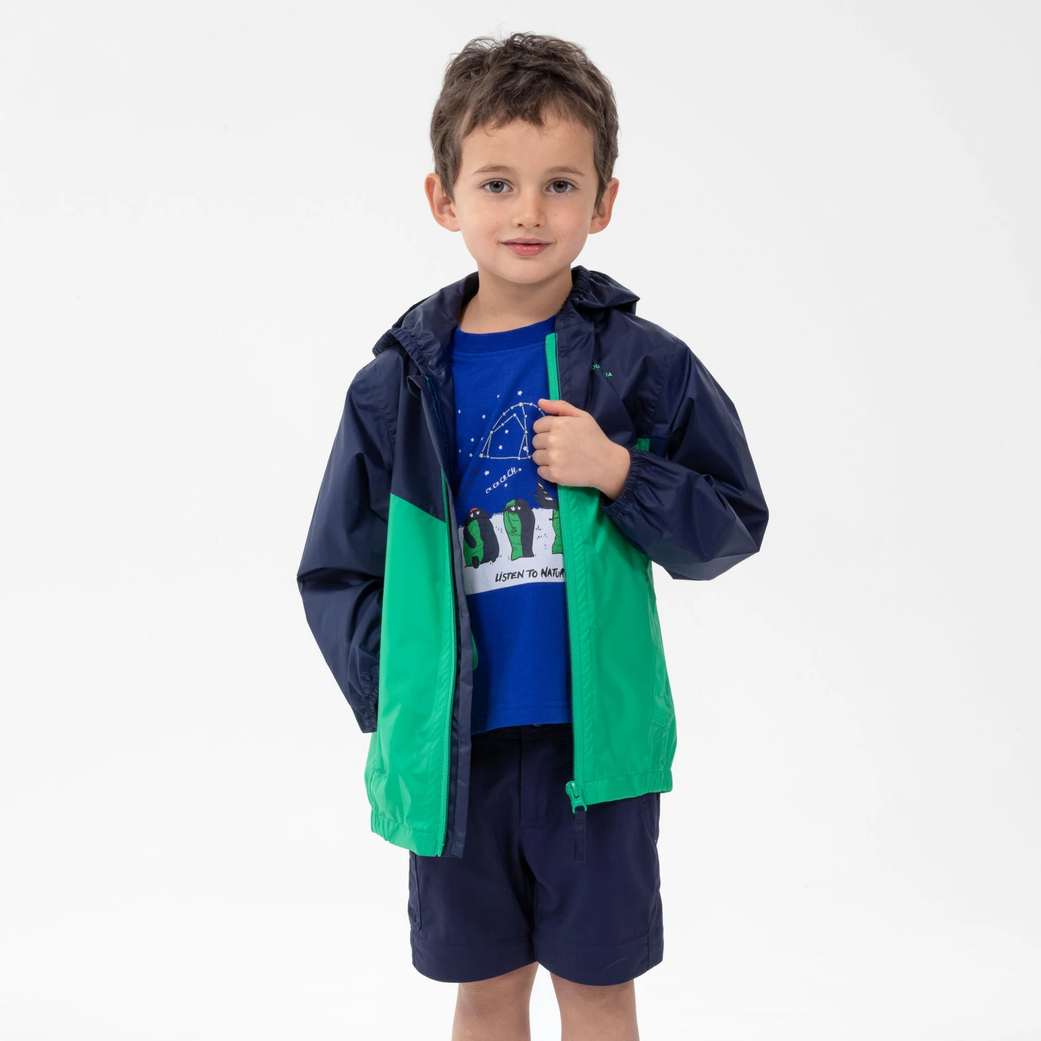 Quechua Kids’ Waterproof Hiking Jacket - MH150 - Aged 2 5 Quechua Kids’ Waterproof Hiking Jacket - MH150 - Aged 2 - Image 5