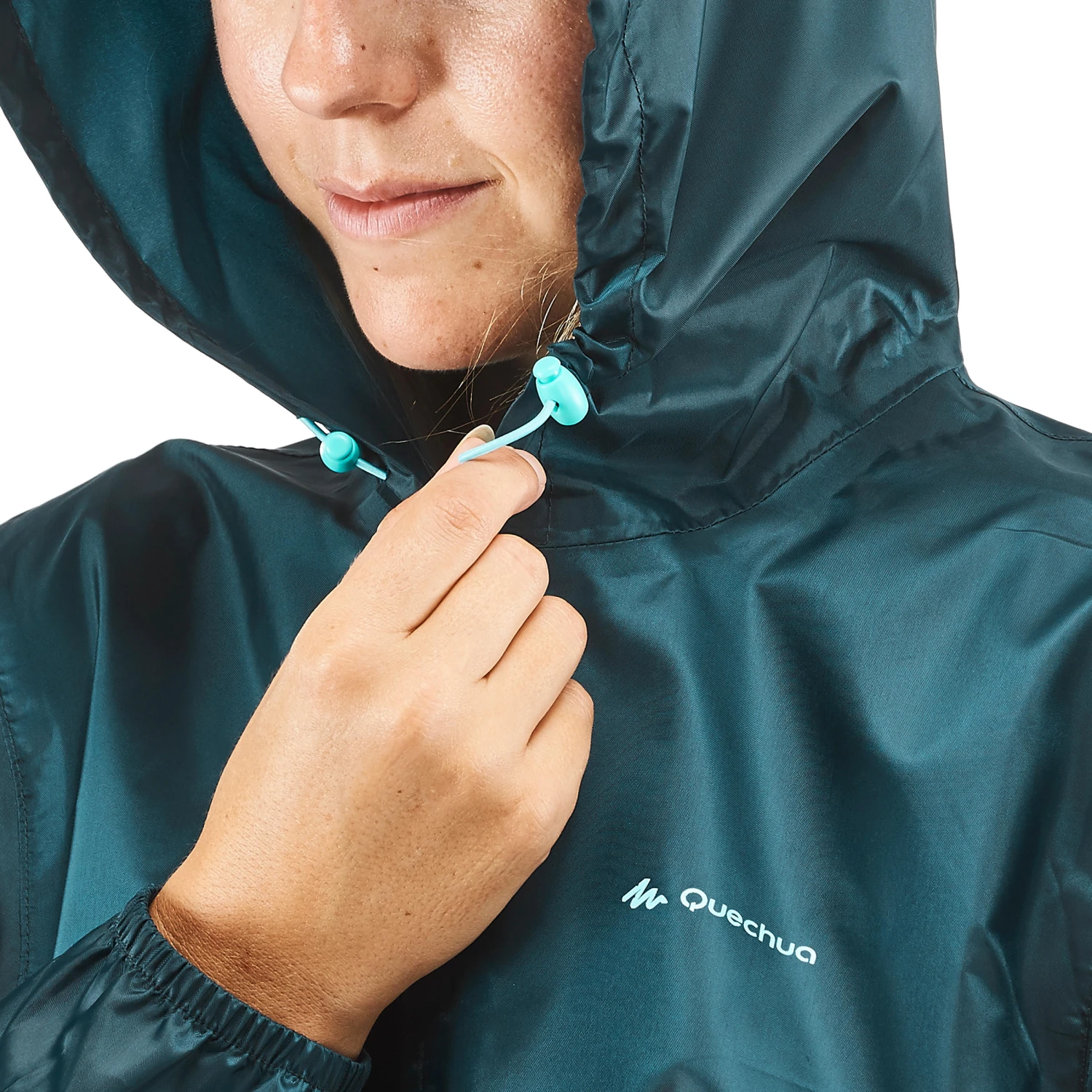 Quechua Women's Windproof And Water-repellent Hiking Jacket 4 Quechua Women's Windproof And Water-repellent Hiking Jacket - Image 4