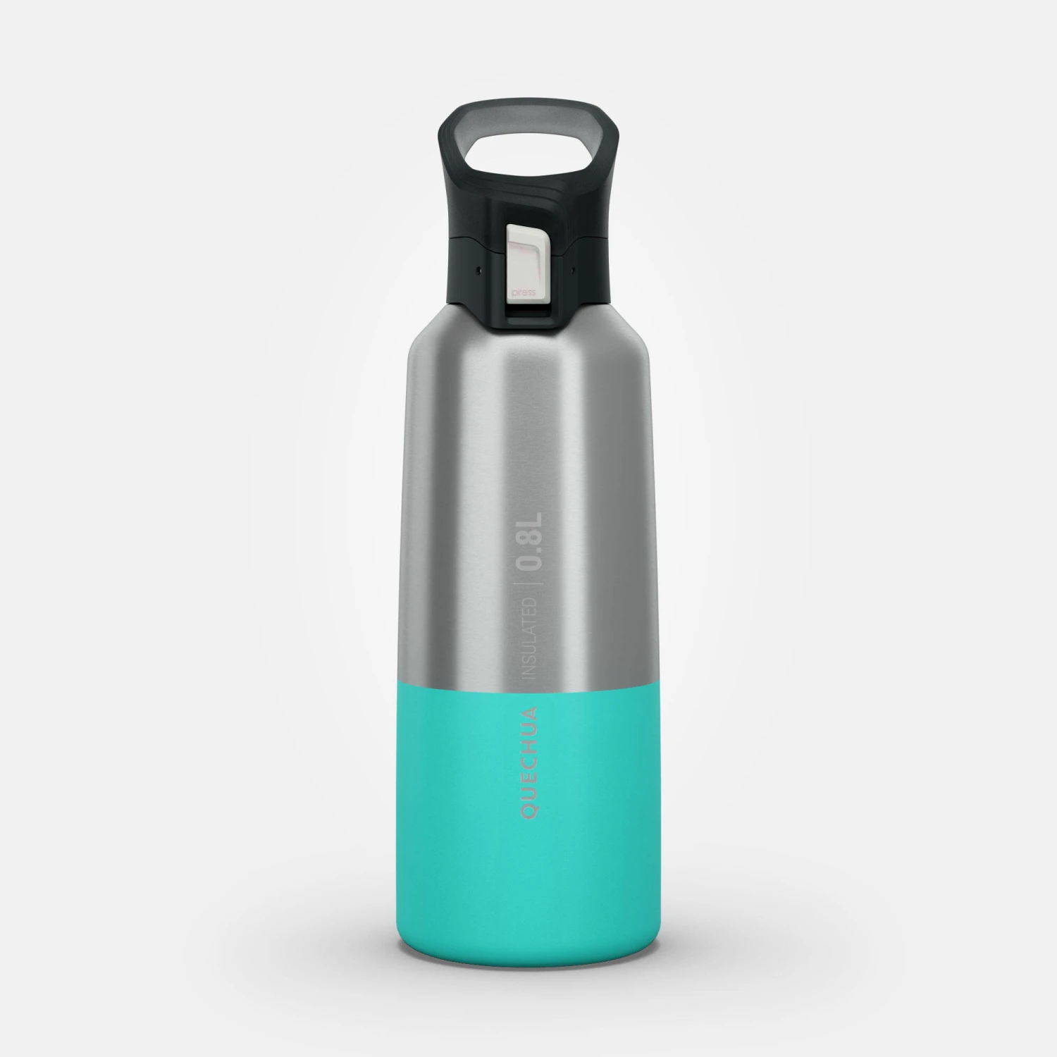 Quechua Isothermal Stainless Steel Hiking Flask MH500 0.5 L Turquoise 11 Quechua Isothermal Stainless Steel Hiking Flask MH500 0.5 L Turquoise - Image 11